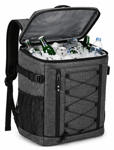 Grey Backpack Cooler Bag