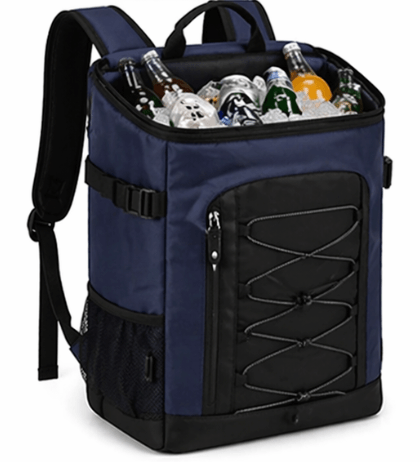 Black Backpack Cooler Bag
